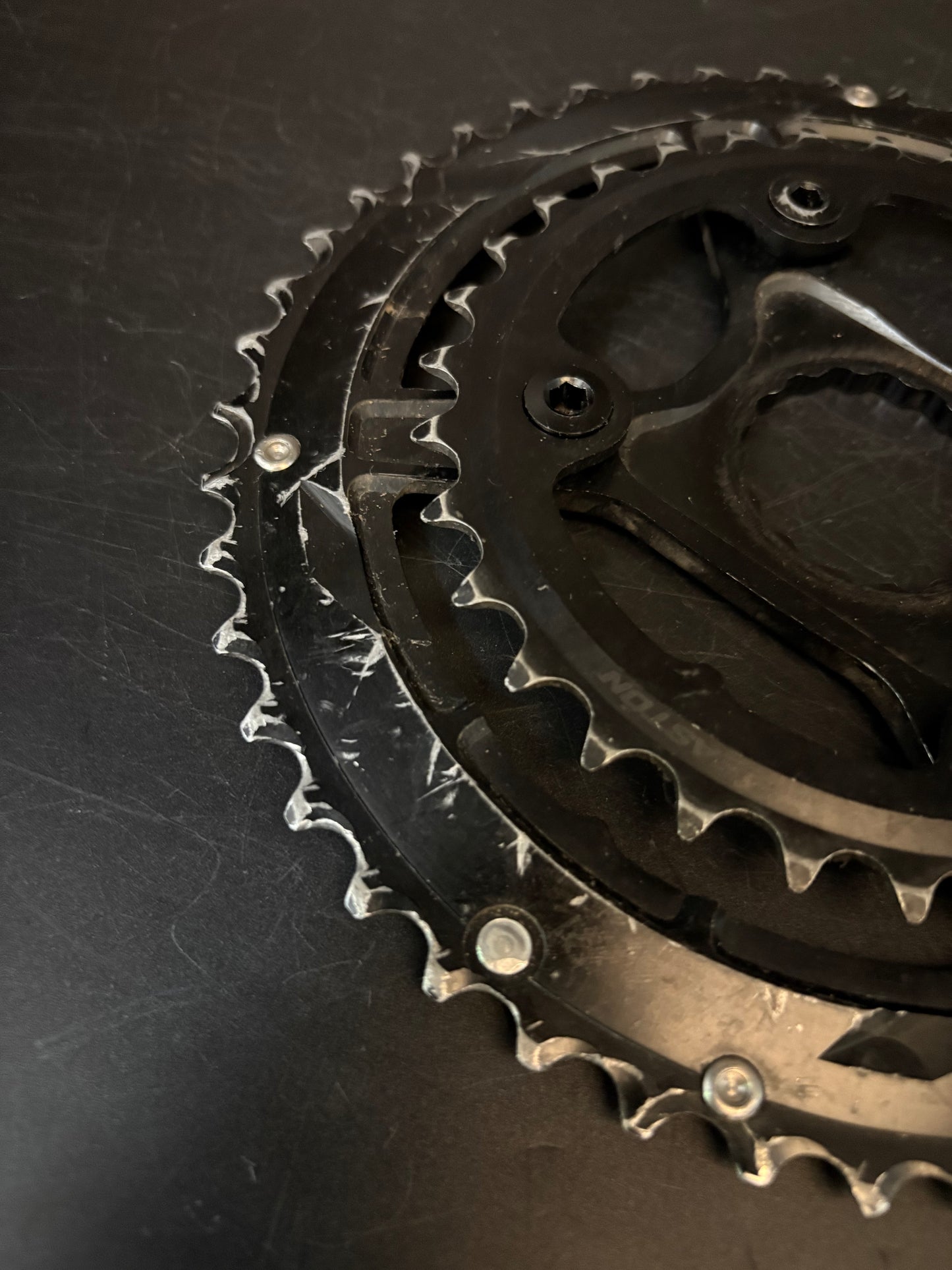 Easton EA90 Crankset Black 170mm 32/38/47t