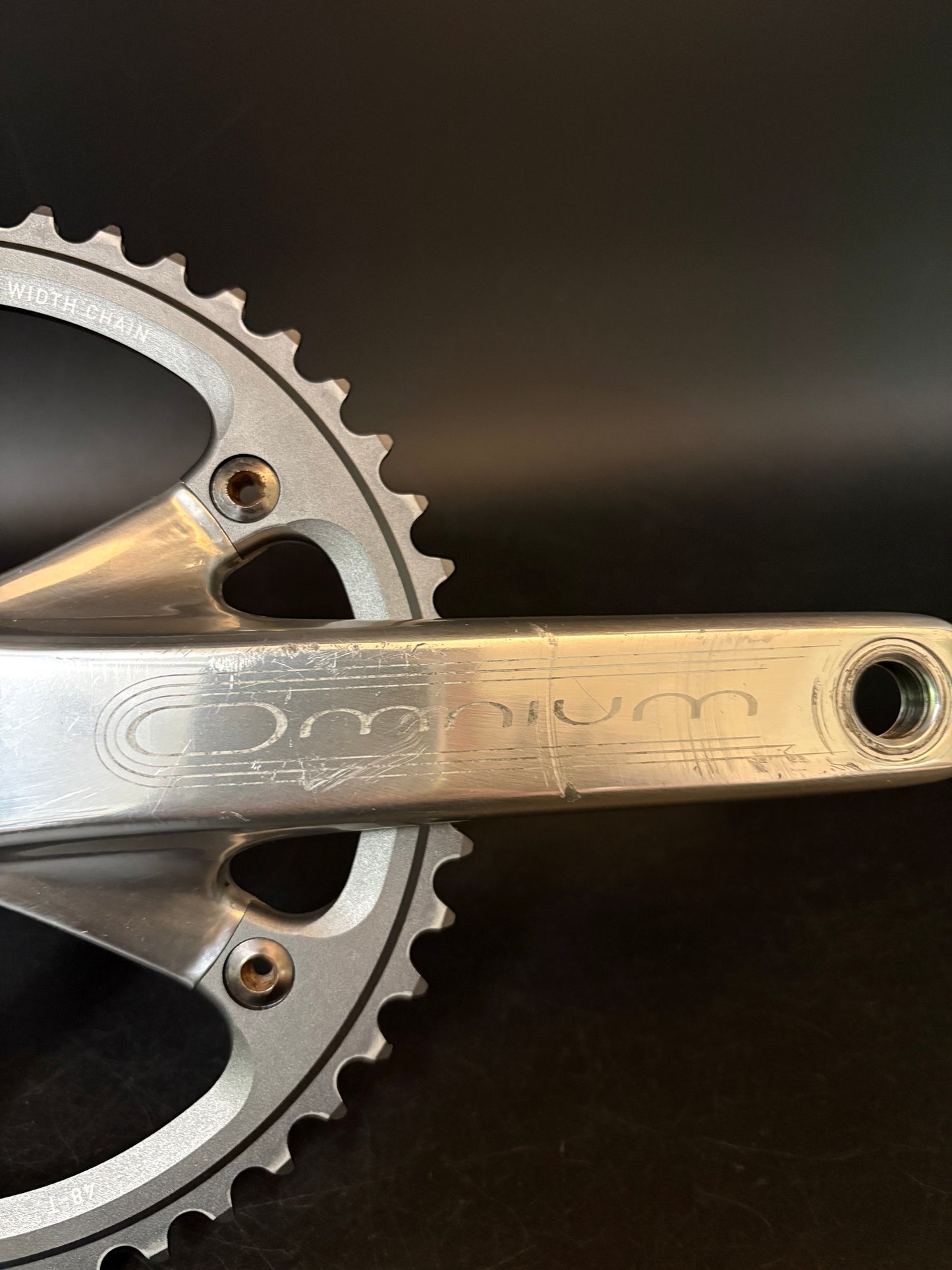Sram Omnium Crankset Silver 165mm 48t