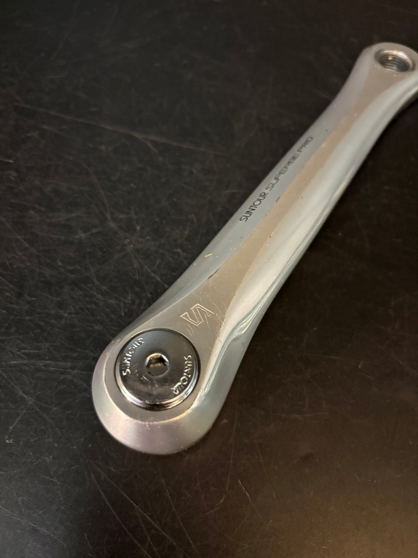 Suntour Superbe Crankset Silver 165mm