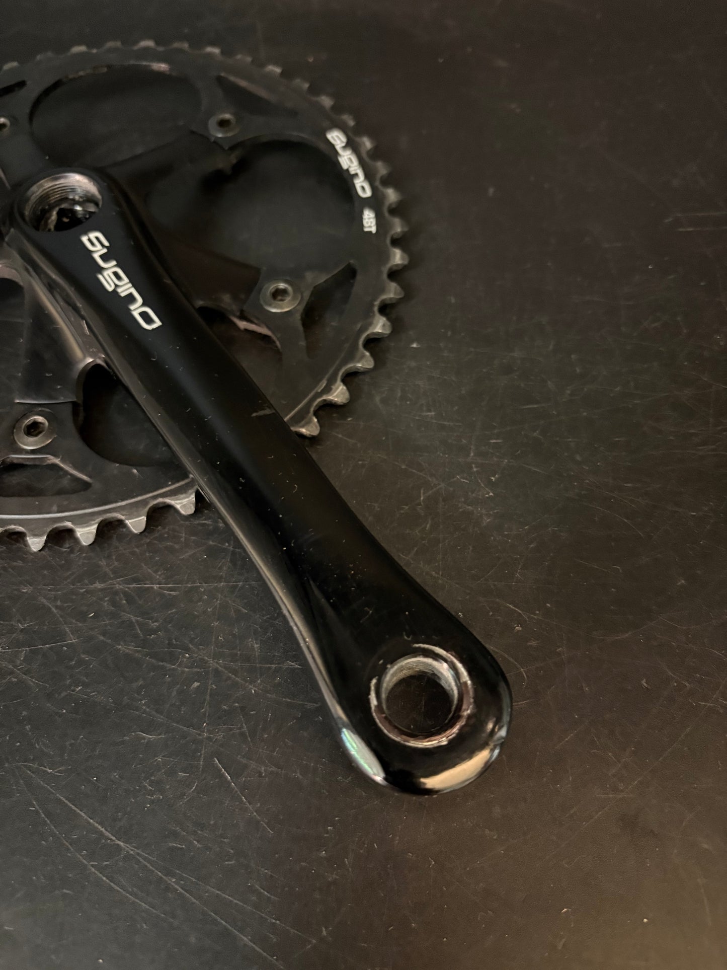 Sugino Messenger Crankset Black 170mm 48t 130bcd