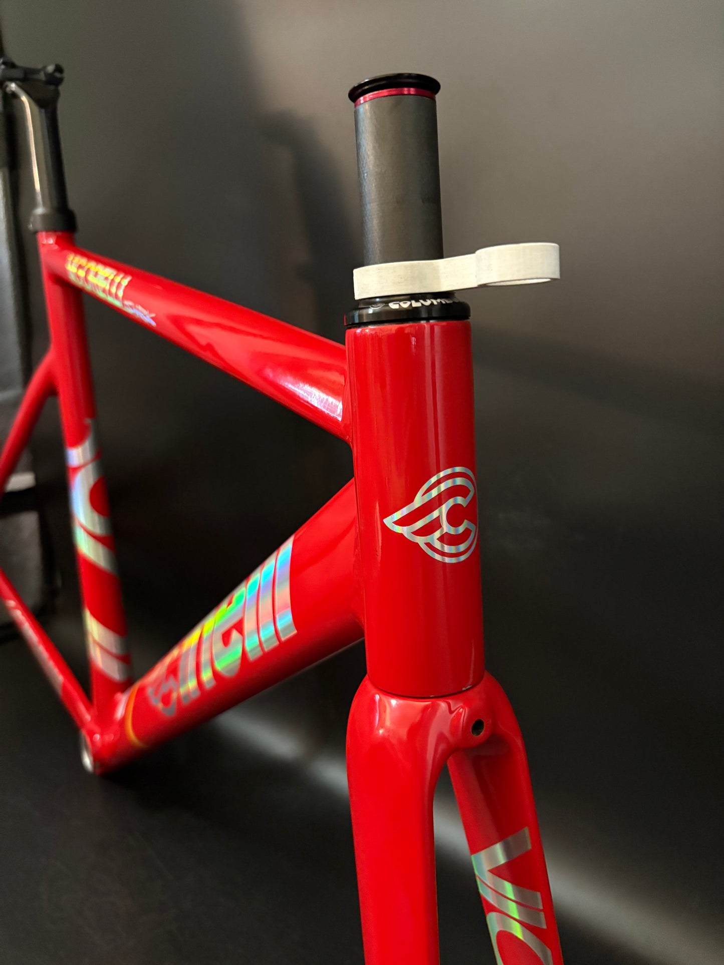 Cinelli Vigorelli Shark Frameset Red 52cm