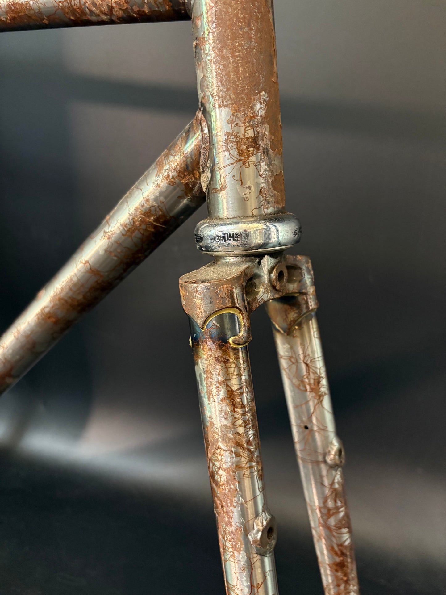 Chas’ Cinelli Mash Work Frameset Raw Prototype #1 55cm