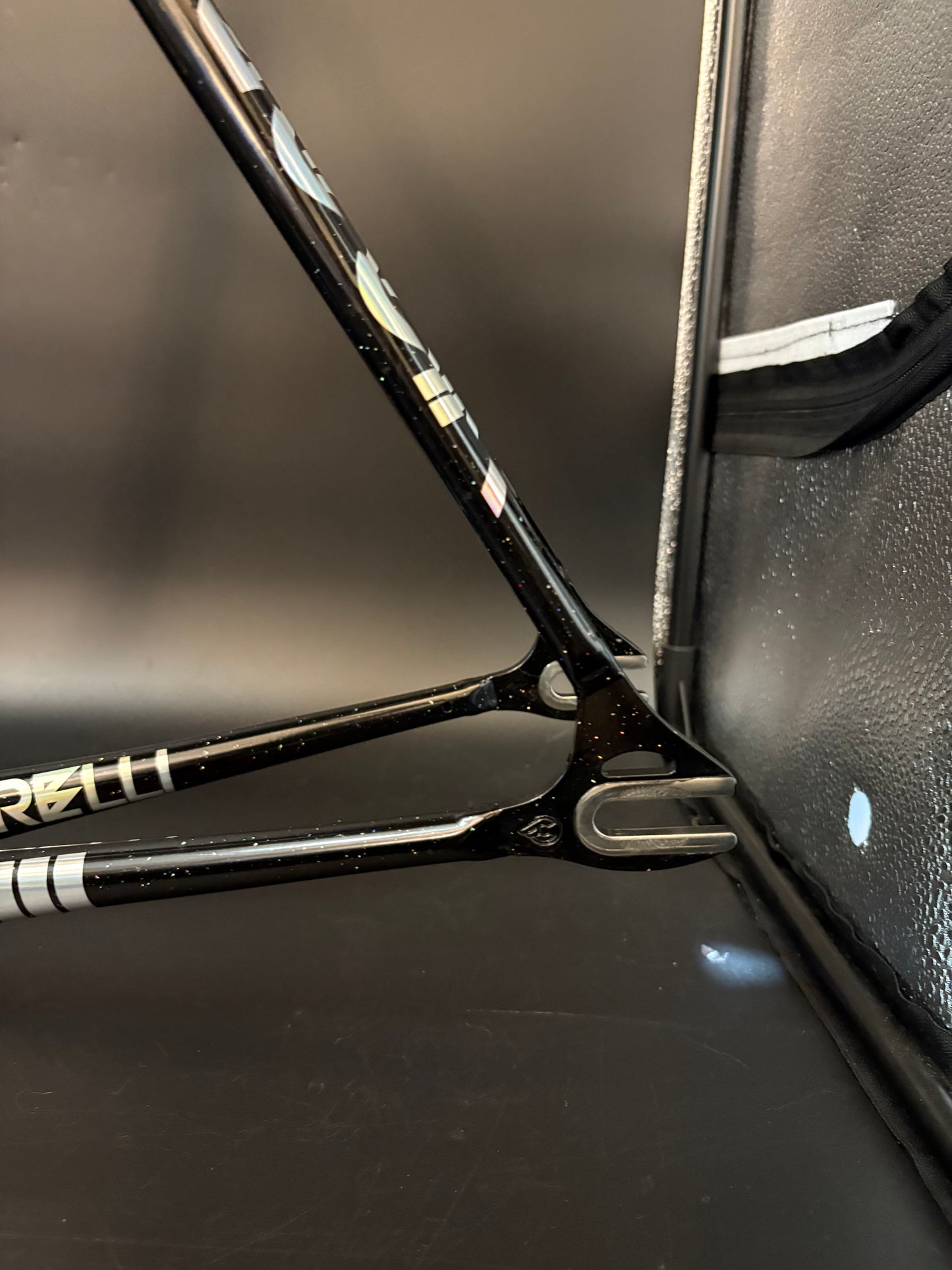 Cinelli Vigorelli Steel Frameset Black Sparkle L