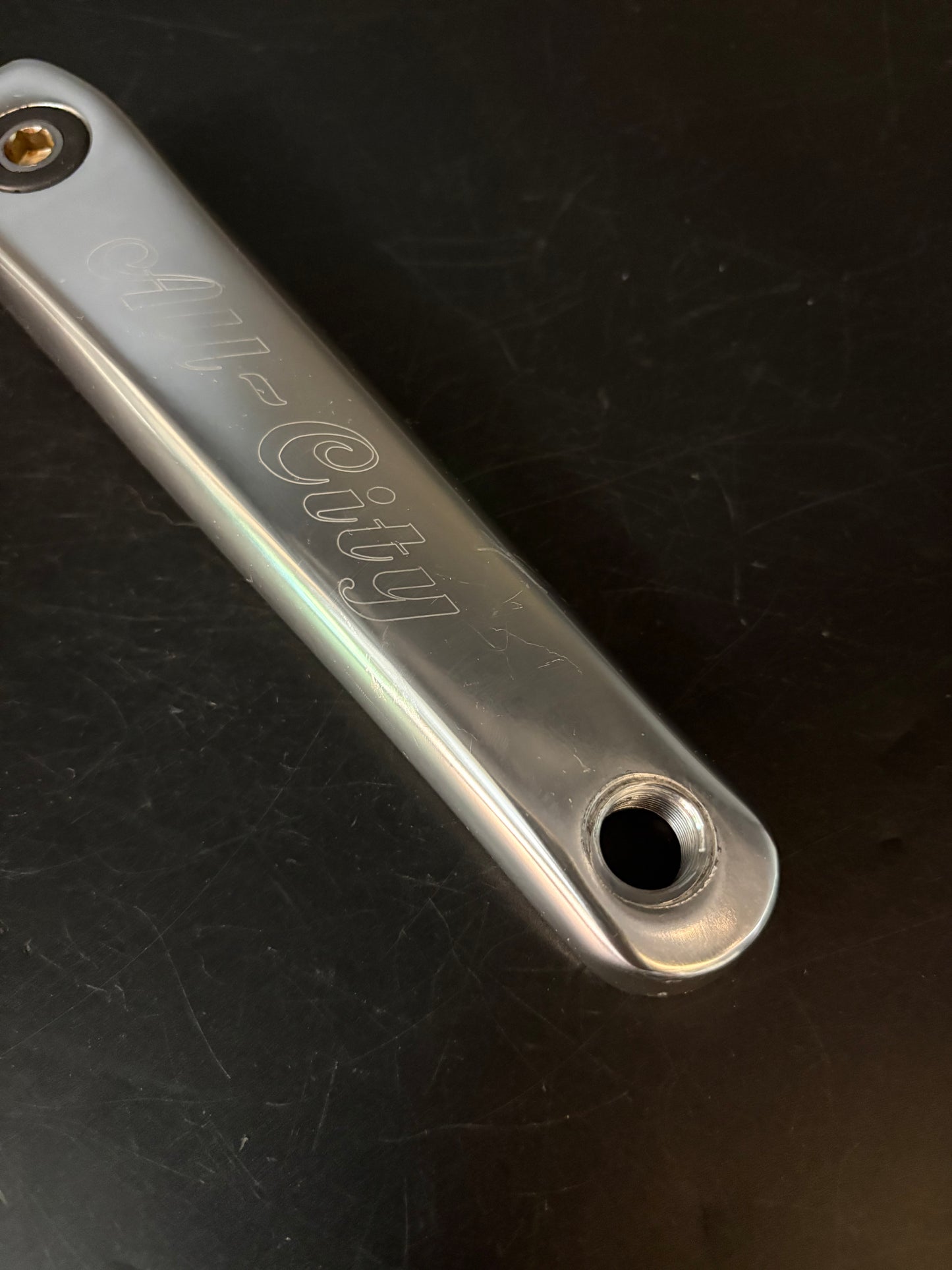 All City Crankset Silver 165mm 46t