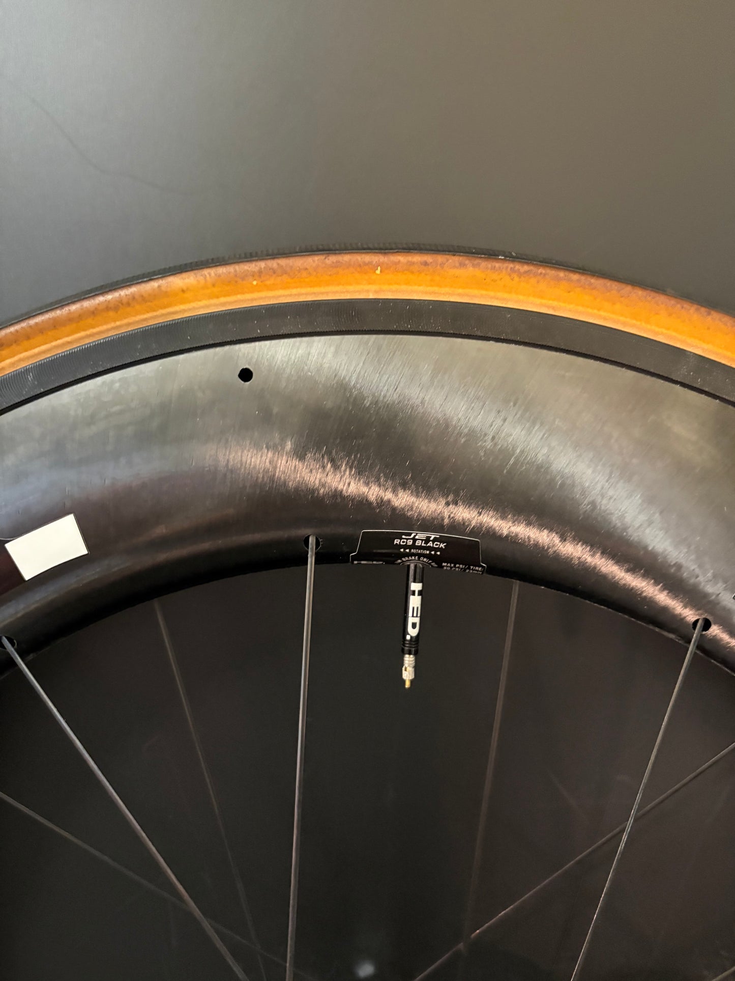 HED Jet RC9 Black Wheelset Carbon Clincher 24h