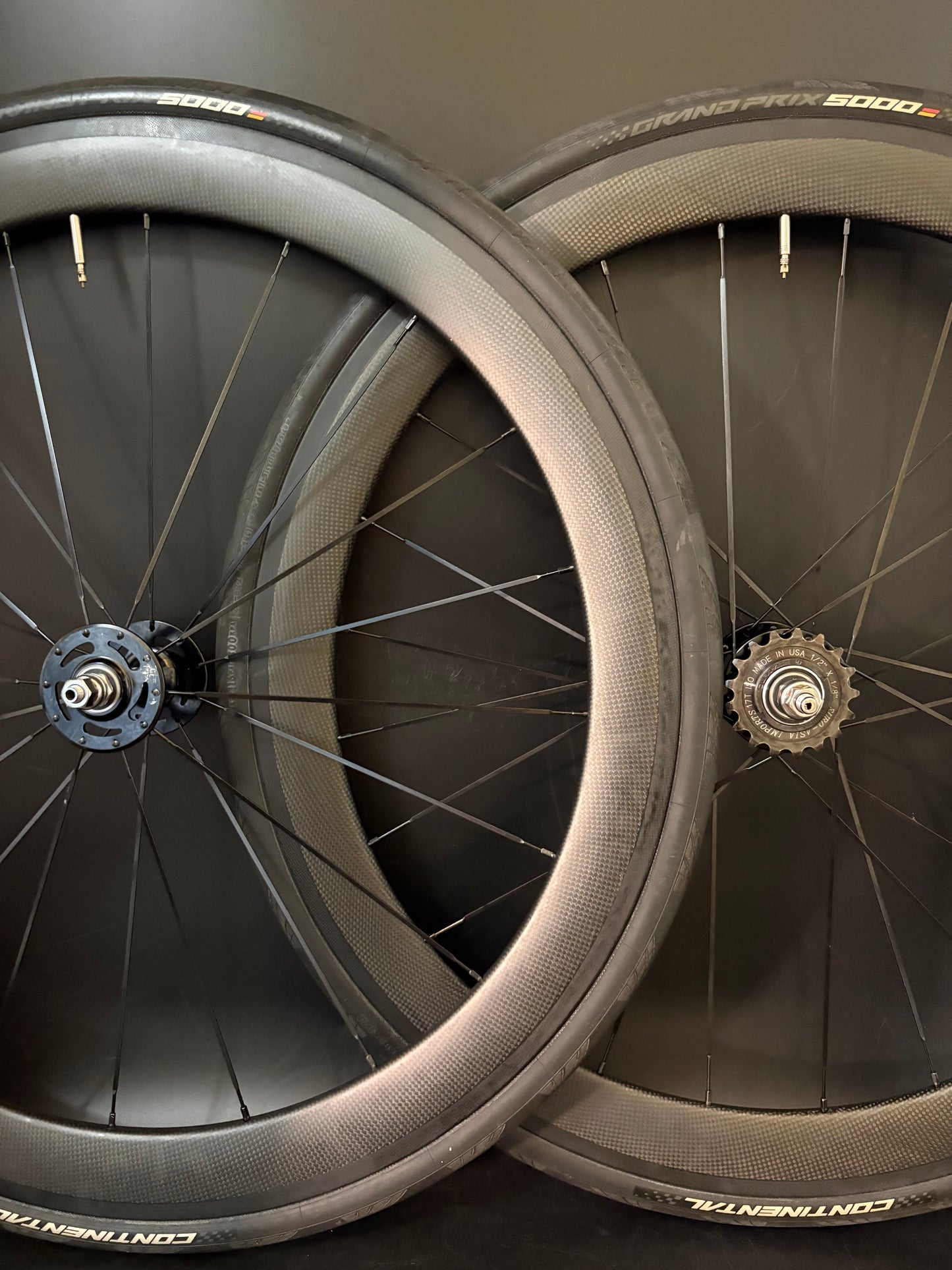 Unbranded 50mm Carbon Clincher / Novatec Wheelset 20/24h