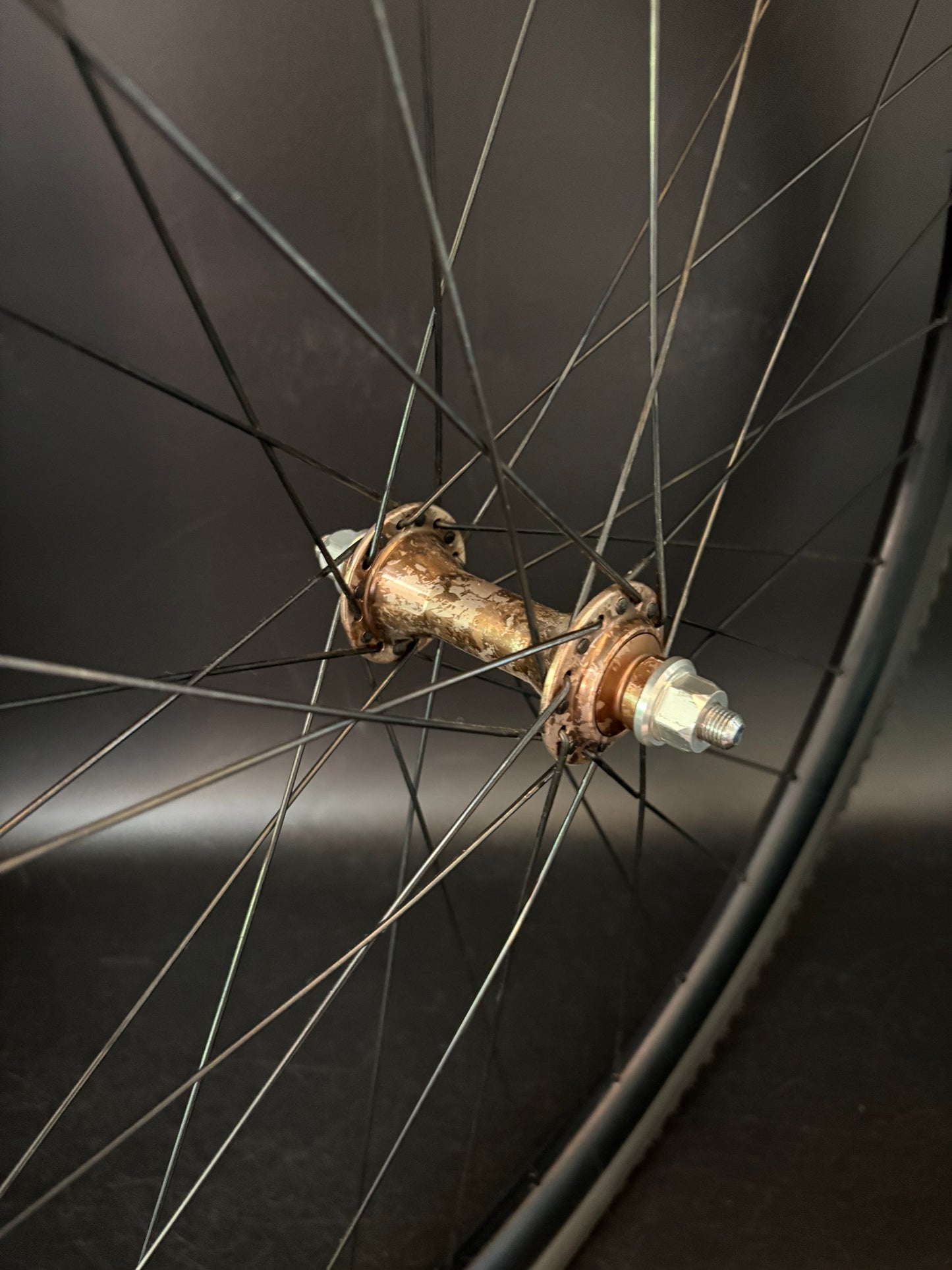 Velocity Aileron Black / Gran Compe Custom Anodize LF Wheelset 32h