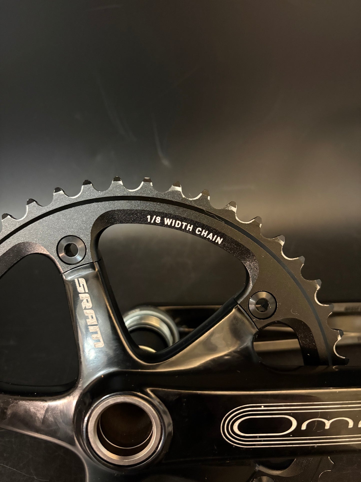 Sram Omnium Crankset Black 165mm 48t