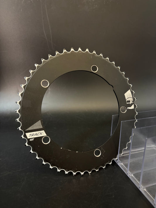 Vision Track Chainring Black 49t