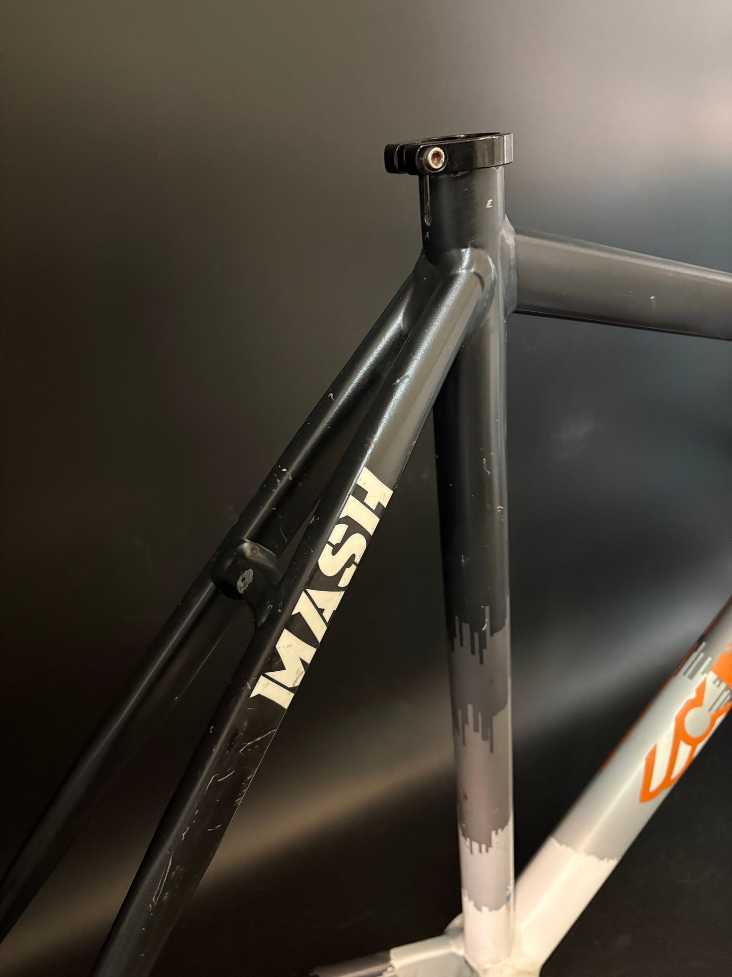 Cinelli Mash Histogram Frameset Black/Orange 53cm Medium