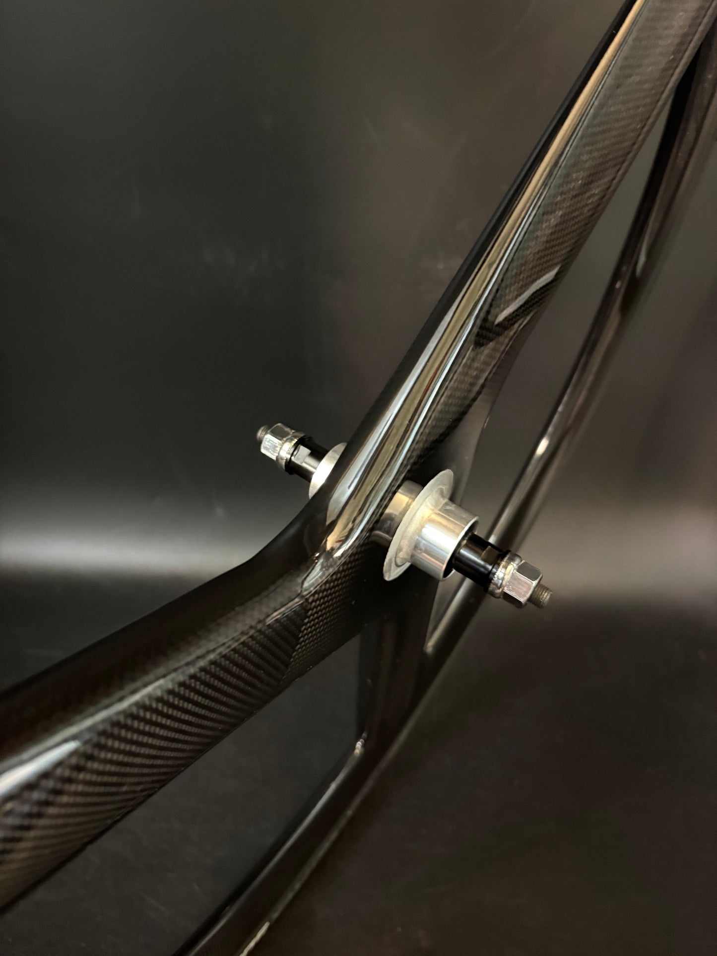 Unbranded Tri Spoke Carbon Clincher Front Wheel