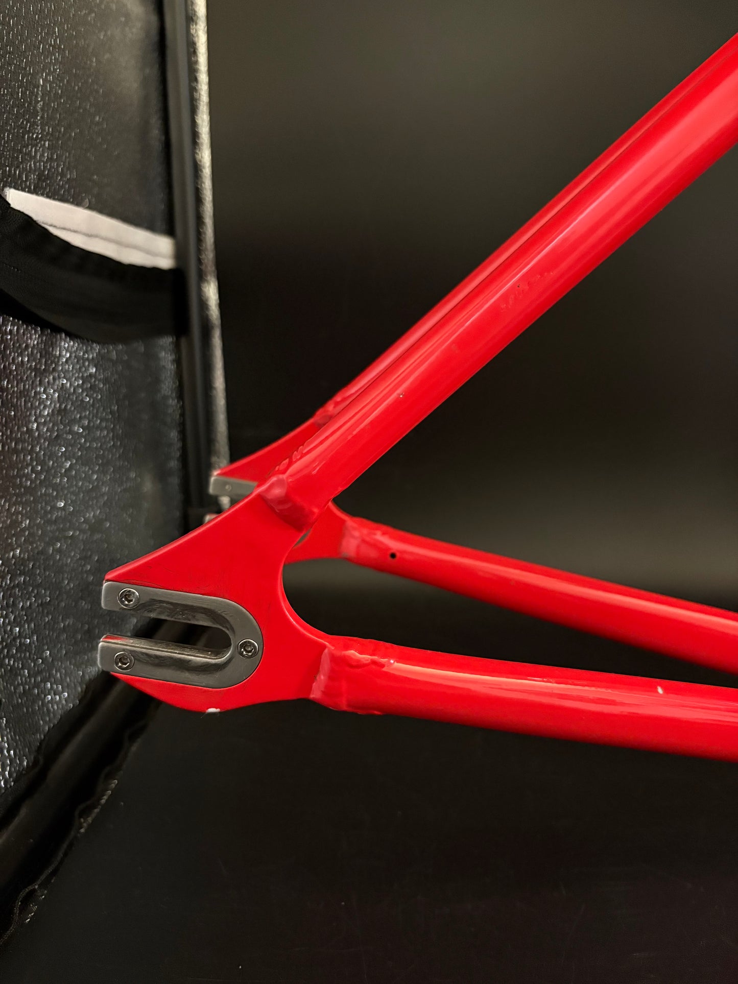 Fabricbike Aero Frameset Red 54cm w/ Stem + Drops