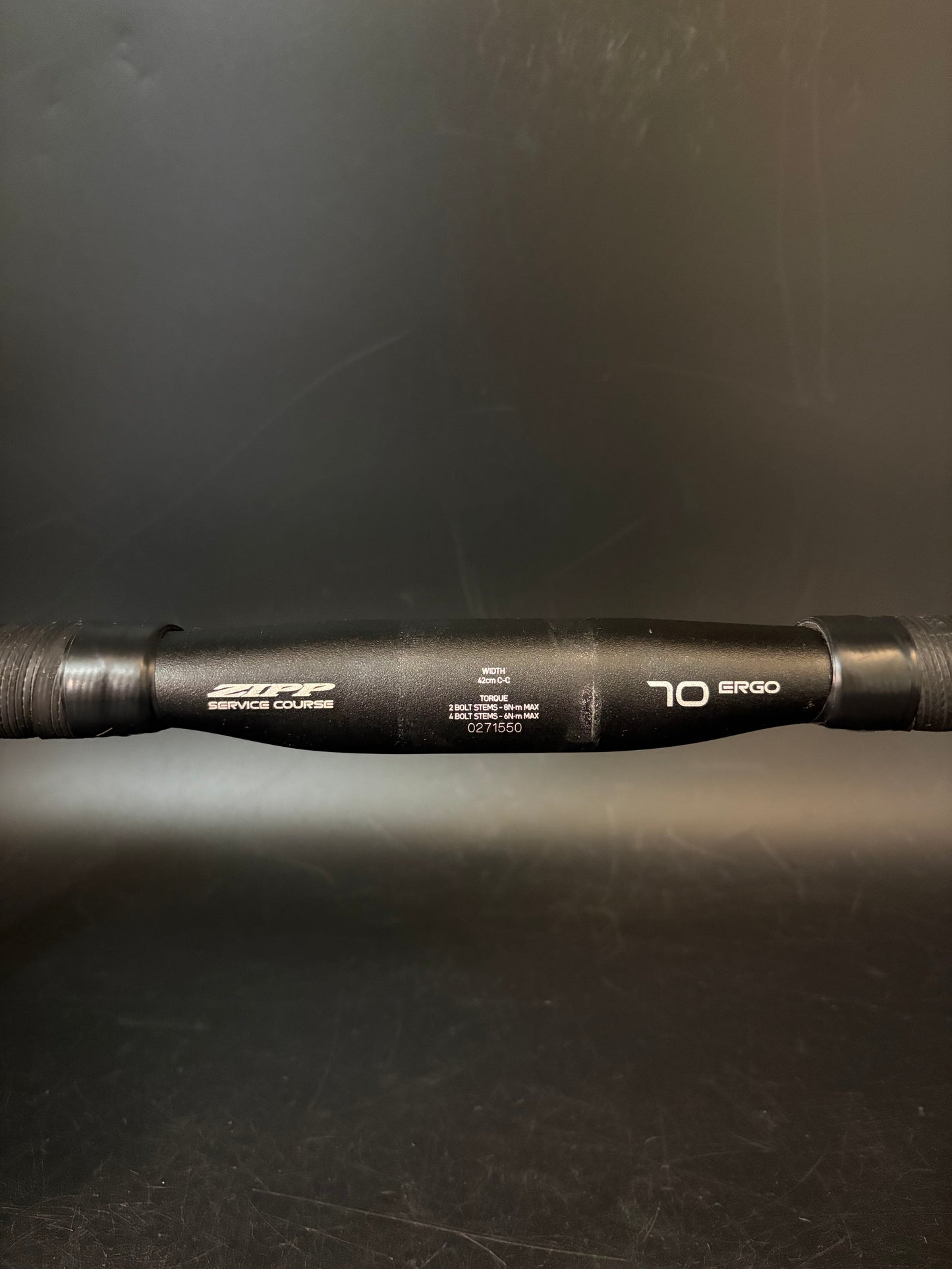 Zipp 70 Ergo Drop Handlebar Black 42cm 31.8