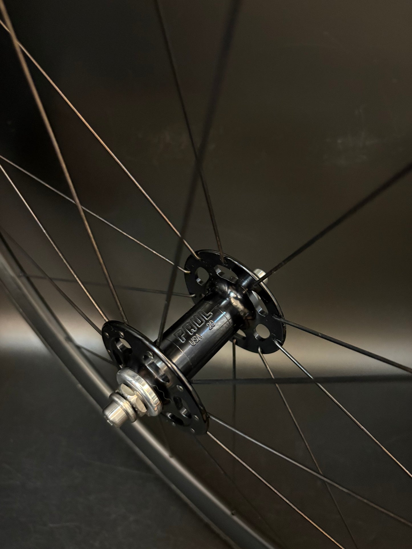 Unbranded Carbon Clincher Rims 50mm / Paul Component Wheelset 20/24h