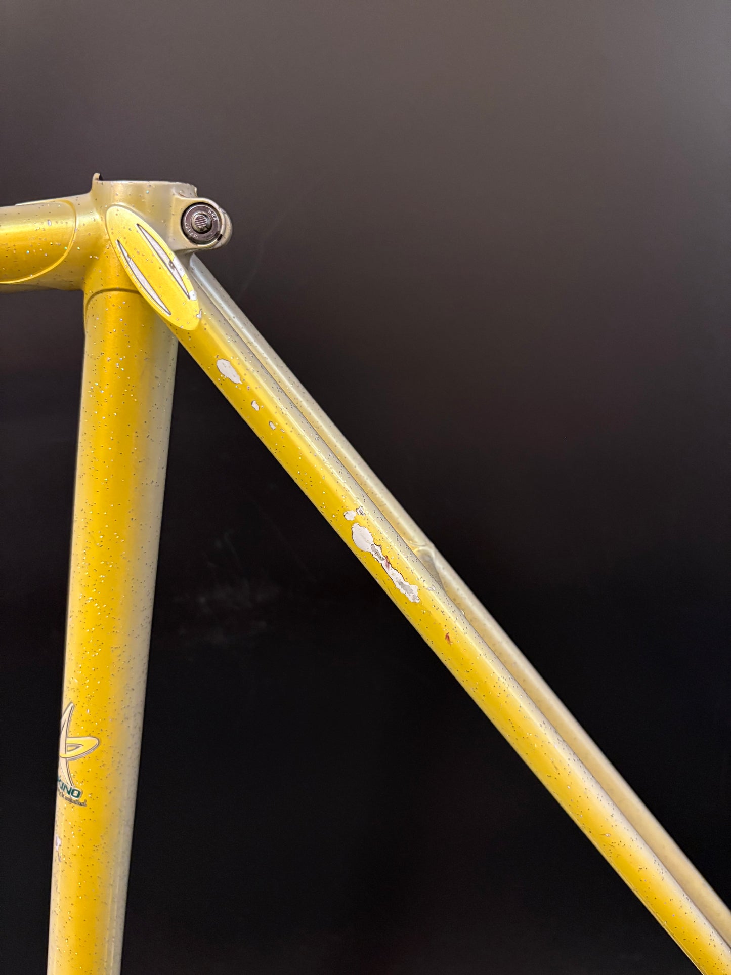Makino NJS Frameset Yellow Fade 52cm ST 52.5cm TT
