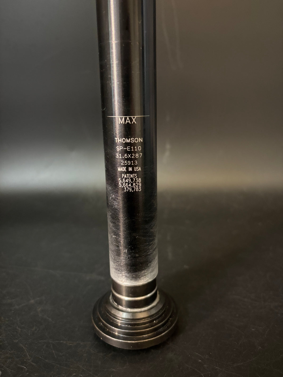 Thomson Elite Seatpost Black 31.6 287mm