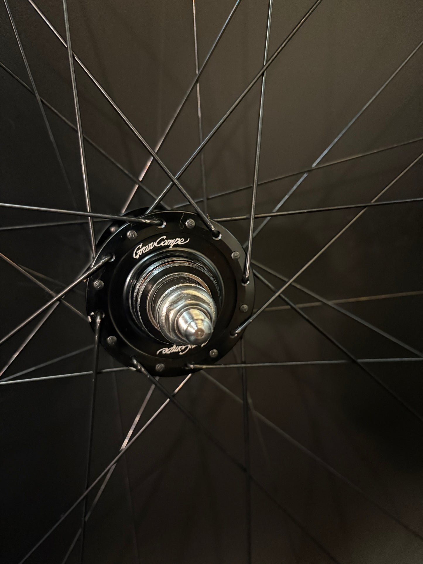 Unbranded Tubular Rims Black / Gran Compe HF Wheelset 32h