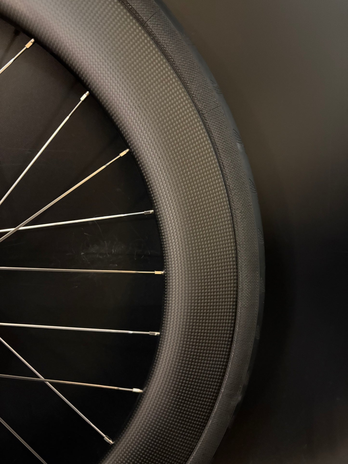 Light Bicycle R55 + R65 Carbon Clincher Rims / Phil Wood Pro HF Silver Wheelset 24/28h