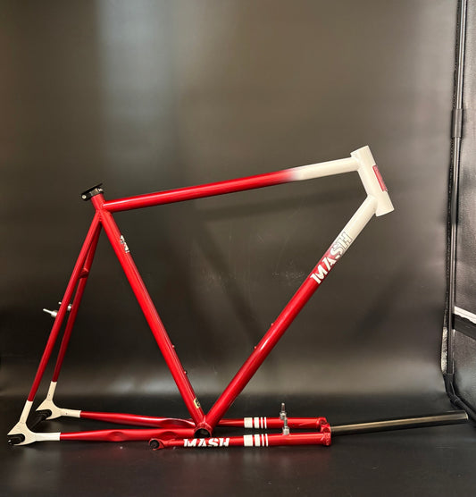 NEW Mash Steel Frameset Red / White Large 57cm