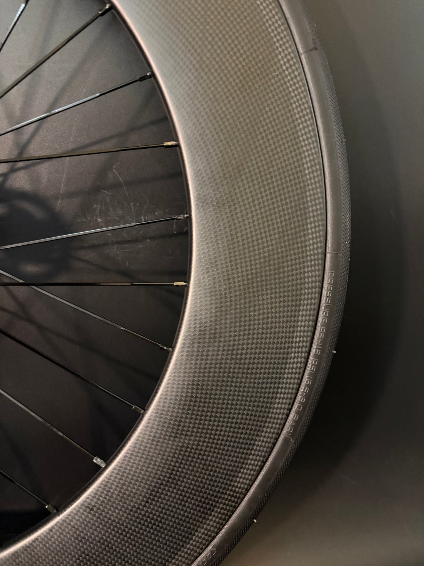 Unbranded 90mm Carbon Clincher / Novatec Wheelset 32h
