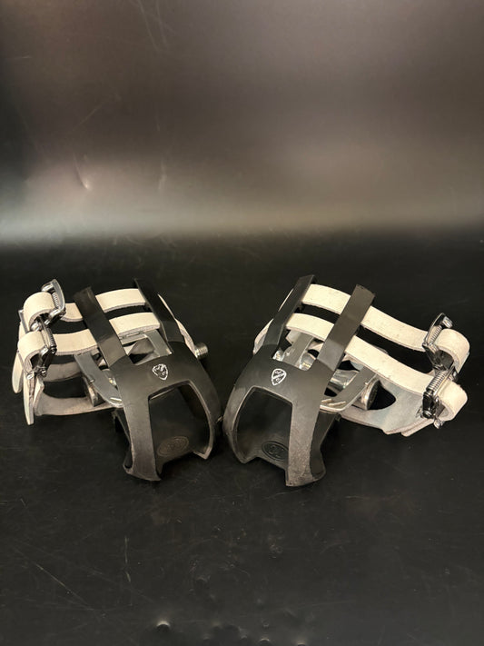 MKS GR-9 / All City Double Straps White Pedal Setup