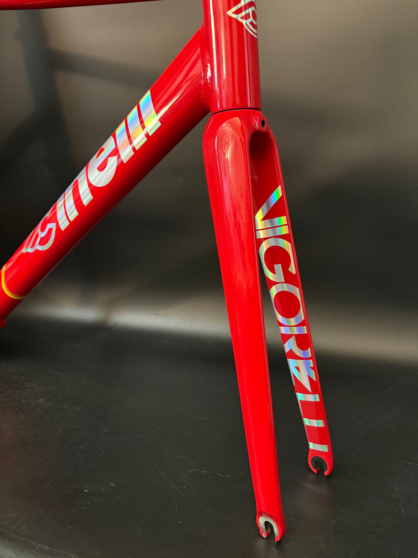 Cinelli Vigorelli Shark Frameset Red 54cm