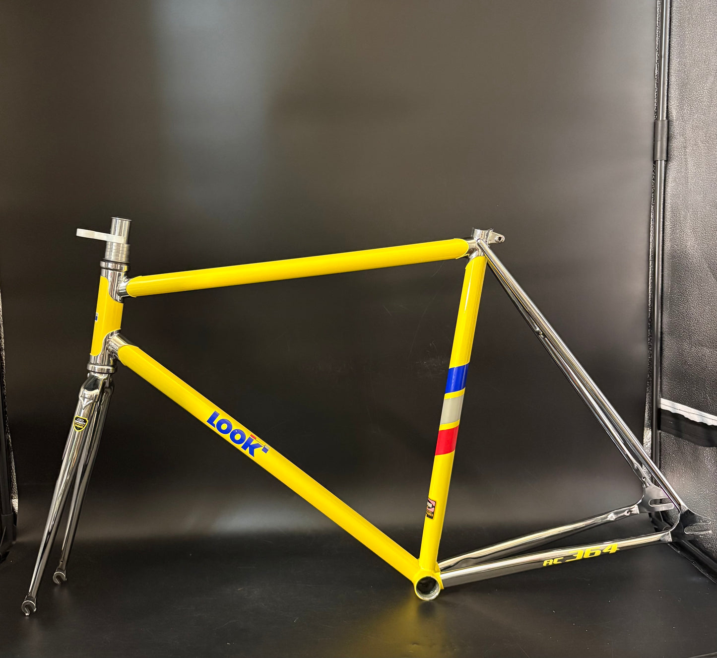 Look AC 364 Frameset Yellow/Chrome Medium