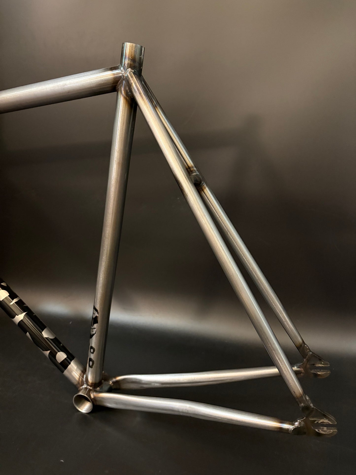Bombardiers Cuda Frameset Raw Steel 54cm