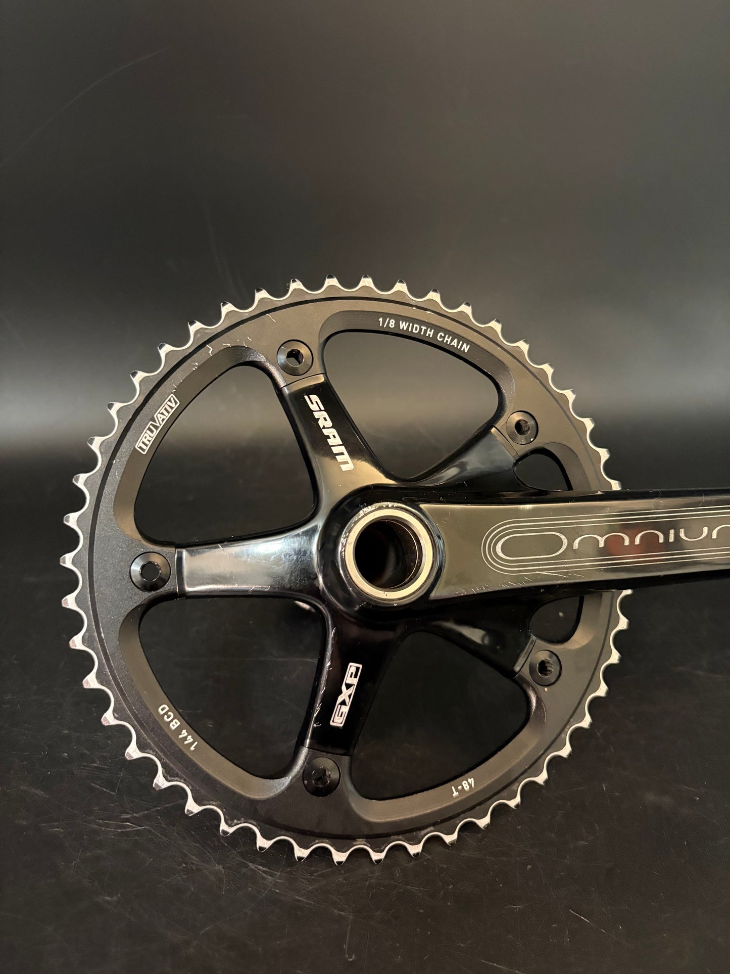 Sram Omnium Crankset Black 165mm 48t