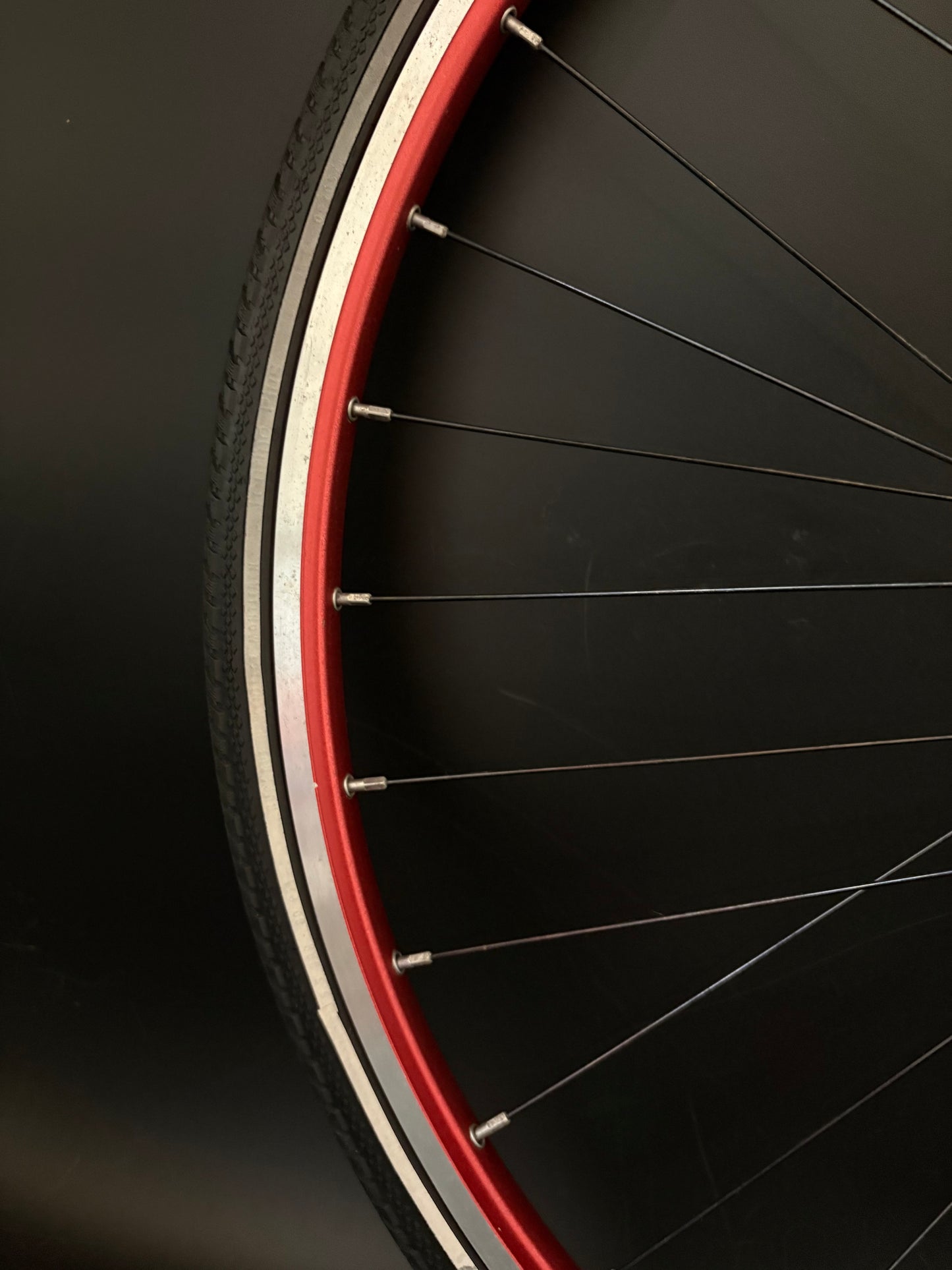 Ambrosio Evolution Red / Chub Hub Wheelset 32h