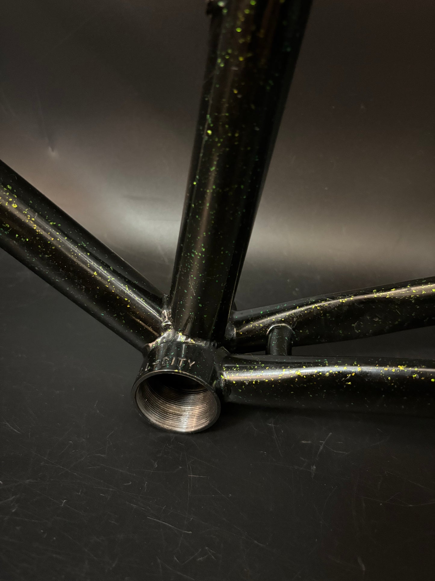 All City Big Block Frameset Green Sparkle 52cm