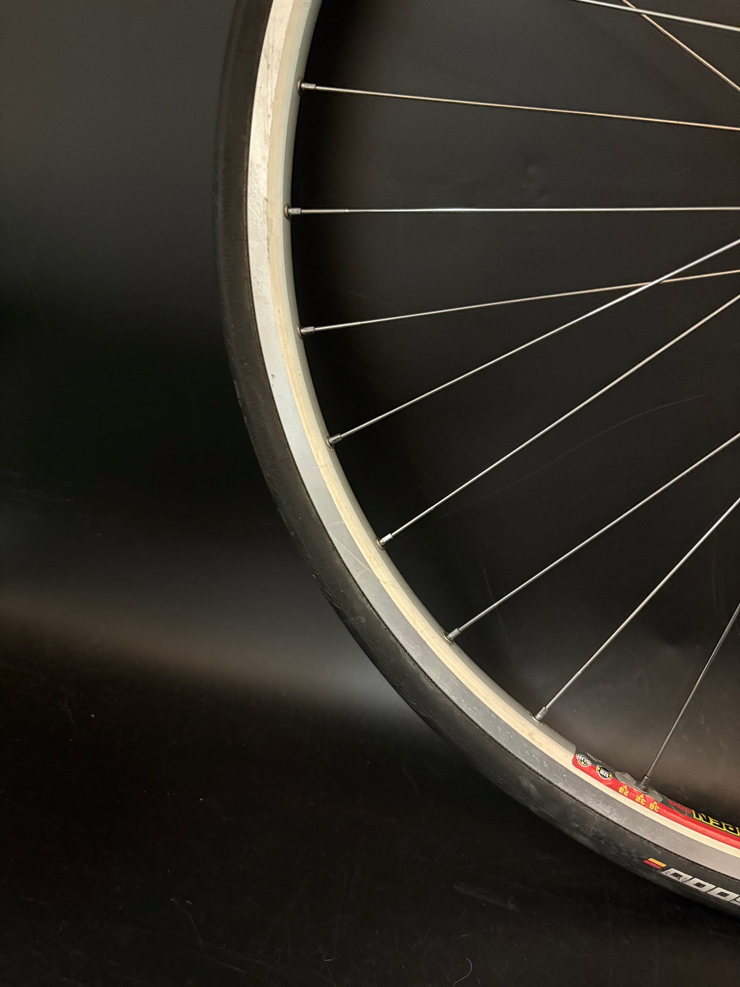 Mavic Open Pro / Campagnolo Record LF Wheelset Silver 32h