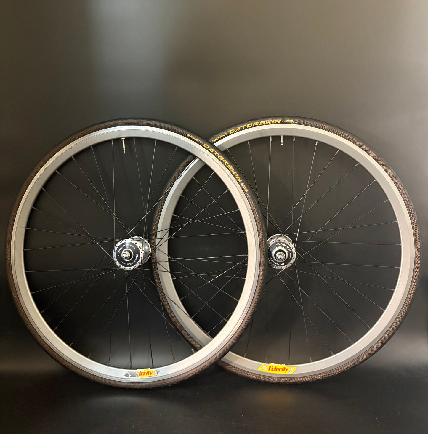 Velocity Deep V Grey / Dura Ace 7600 Wheelset 32h
