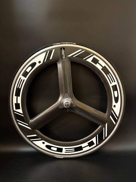 HED 3 Tri Spoke Carbon Clincher Rear Track Wheel