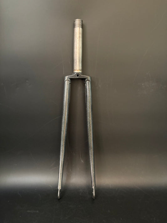 Unbranded Columbus Tubing Fork Grey Rainbow Sparkle 1” Threaded 147mm