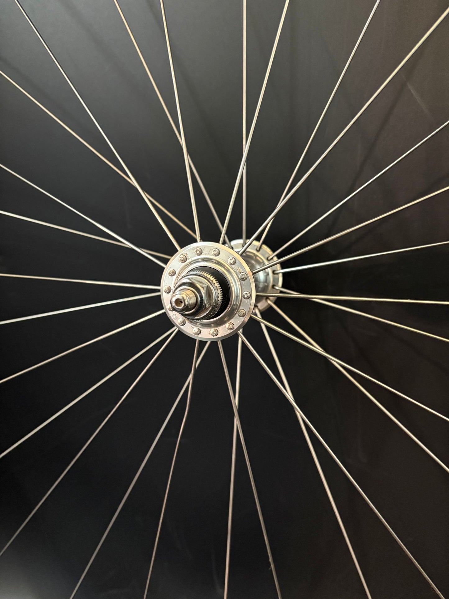 Mavic Open Pro Black / Dura Ace LF 7710 Wheelset 28h