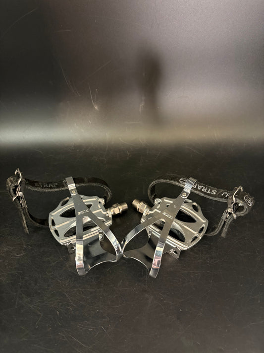MKS Urban Platform / Toshi Single Straps Black Pedal Setup