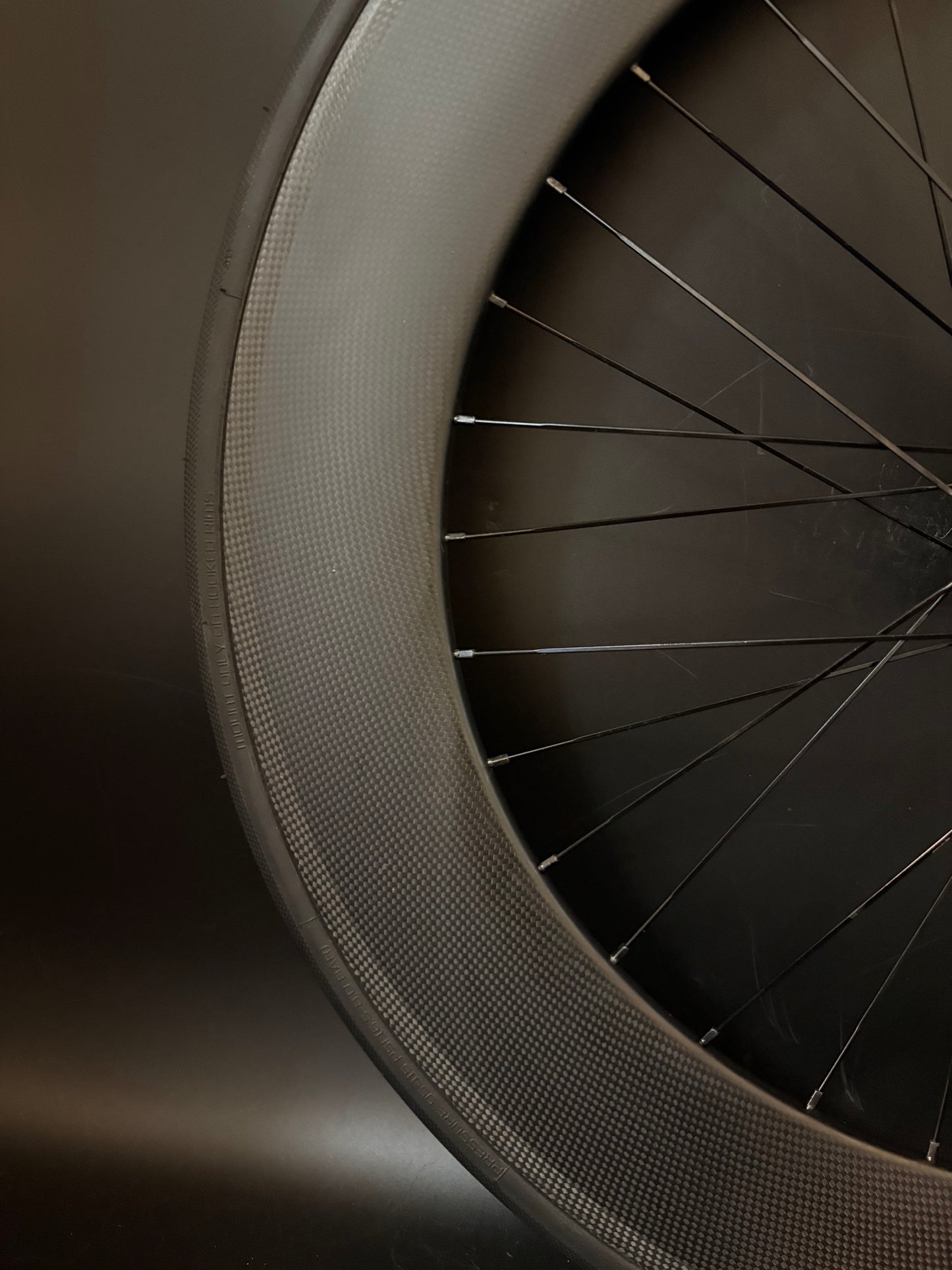 Unbranded 90mm Carbon Clincher / Novatec Wheelset 32h