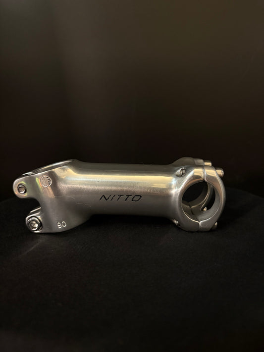 Nitto NJ-89 NJS Stem Silver 90mm 25.4 17deg