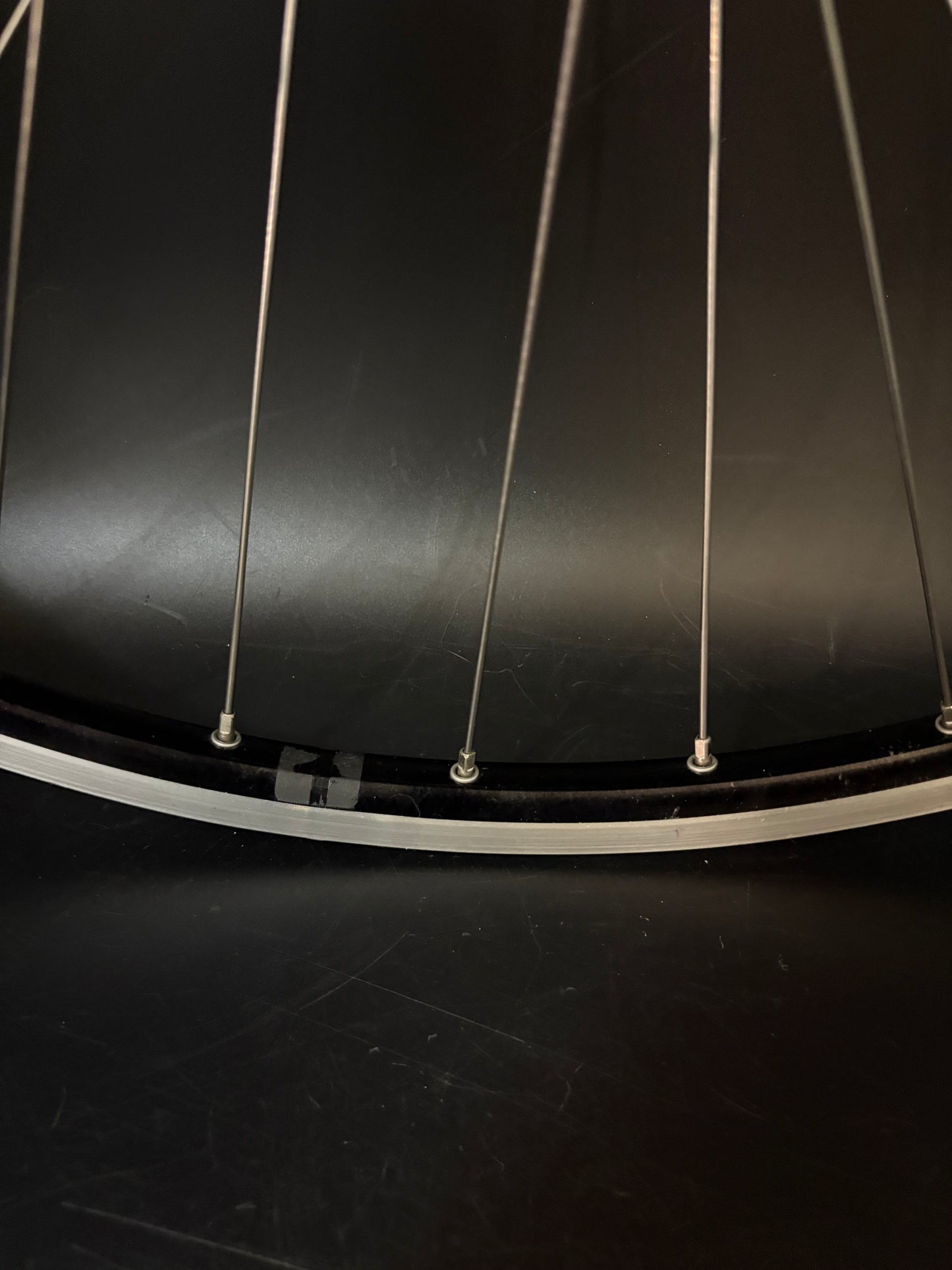 Mavic Open Pro Black Machined / Dura Ace 7710 Low Flange Wheelset 32h