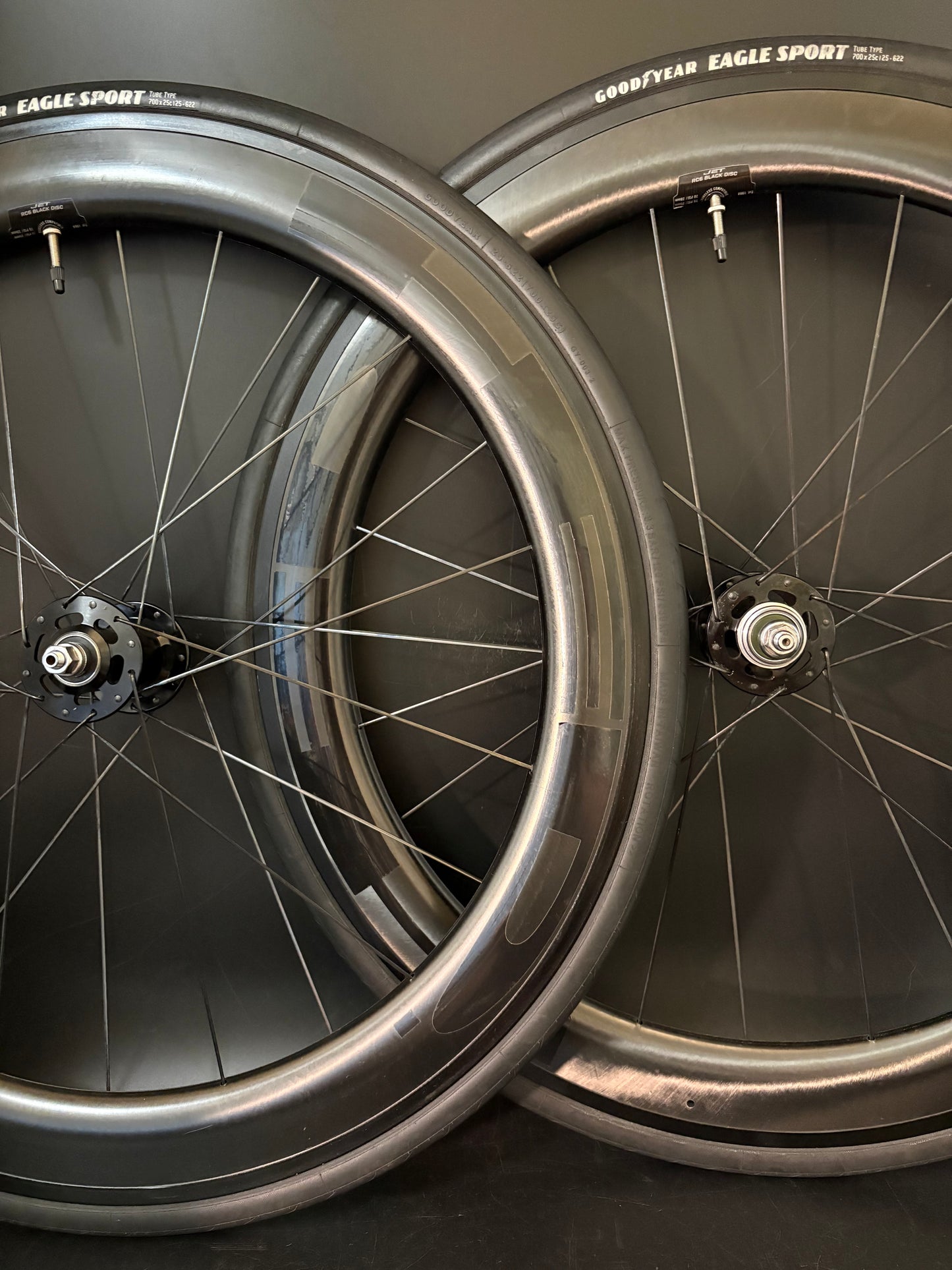 HED Jet RC6 Black Disc Wheelset Carbon 24h