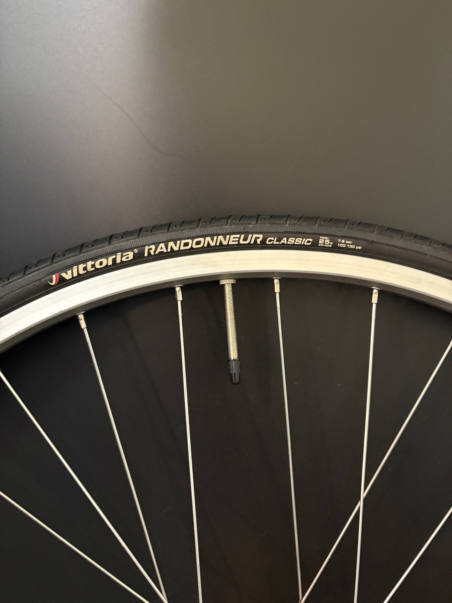 Sun Rims CR18 Silver / All City Gold Rear Wheel 32h