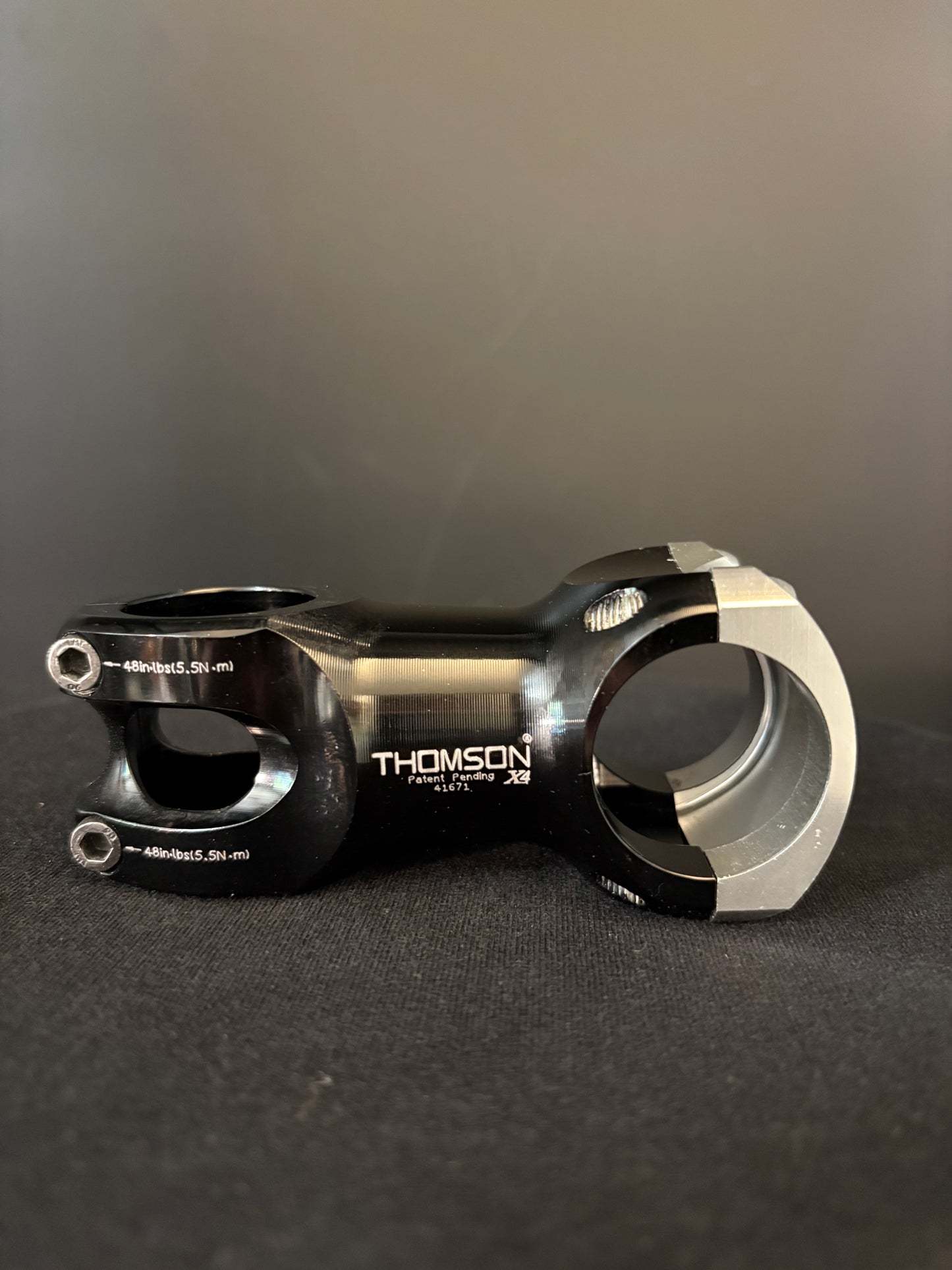 Thomson X4 Stem Black/Silver 70mm 31.8 0deg