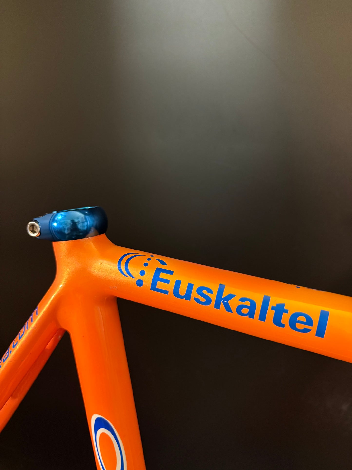 Orbea Lobular Pista Frameset Team Euskaltel Orange/Blue 57sm ST 54cm TT