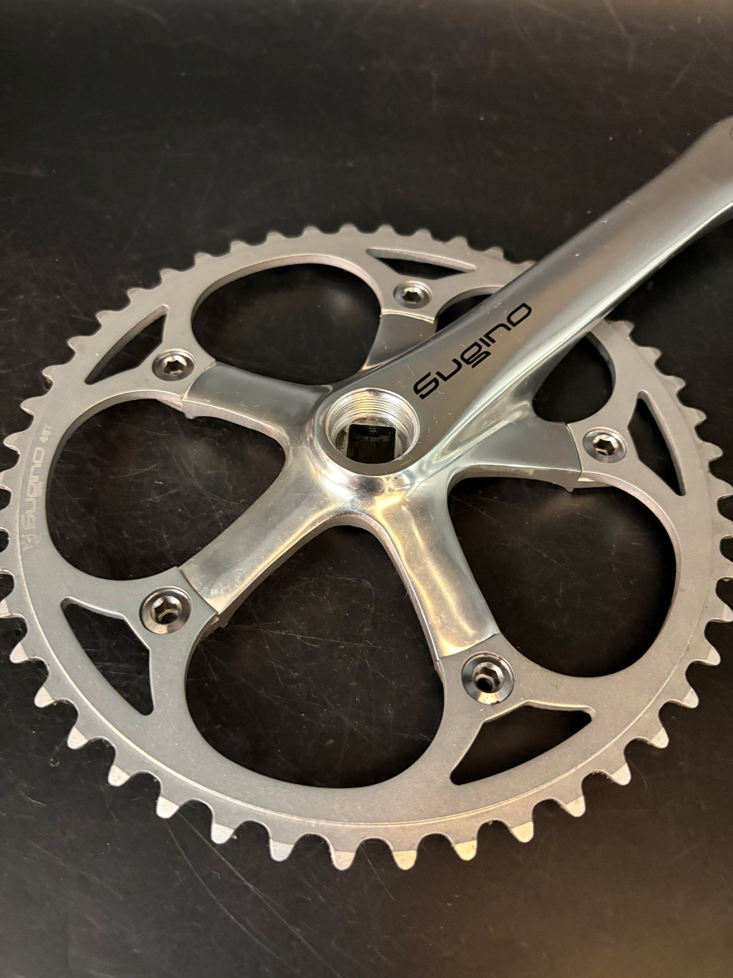 Sugino Messenger Crankset Silver 170mm 48t 130bcd