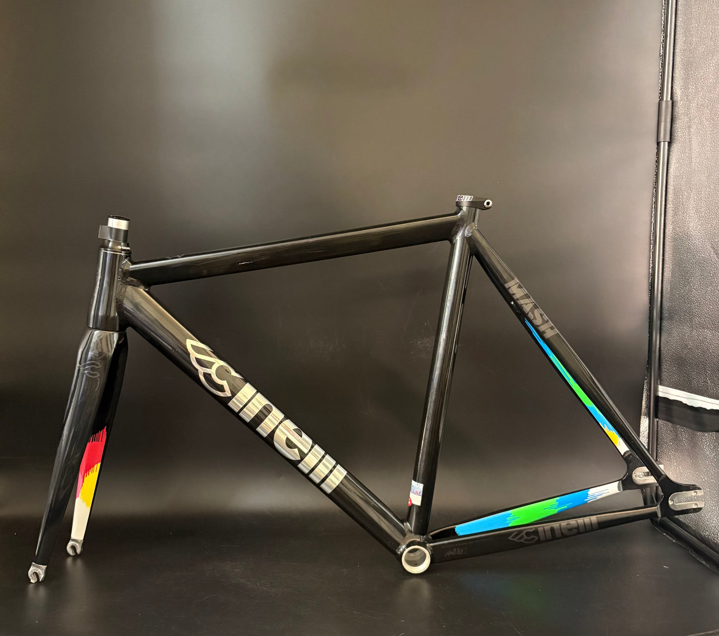 Cinelli Mash Histogram Frameset Black Small 54cm ST 52cm TT