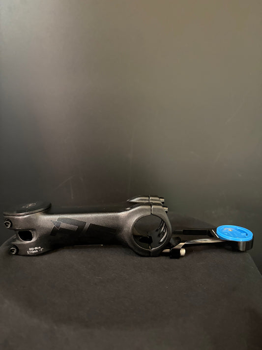 Real Speed RS-10 Alloy Stem Black 110mm 31.8 7deg w/ Computer Mount