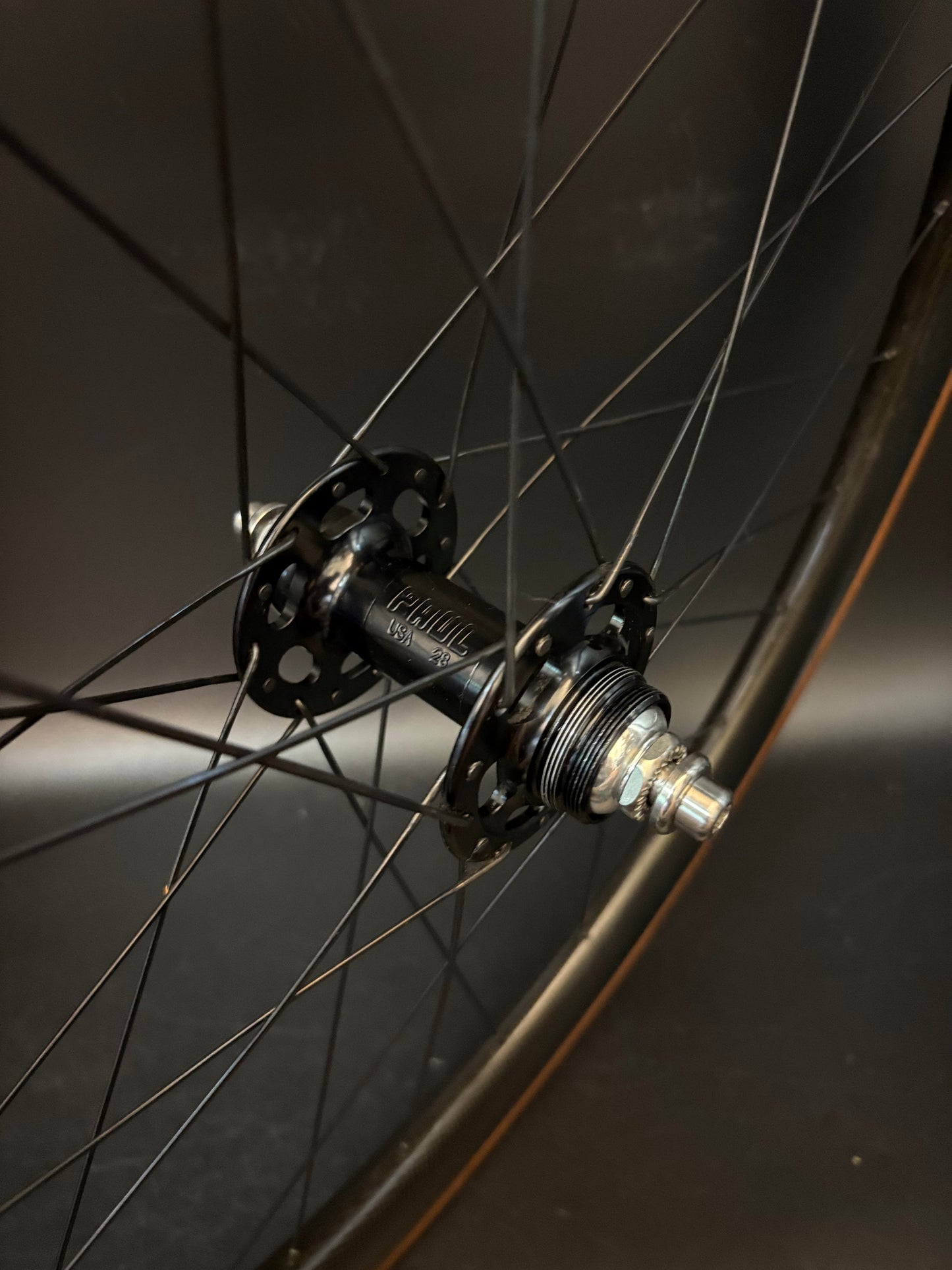 Unbranded Carbon 50mm / Paul Components HF Wheelset Black 28h