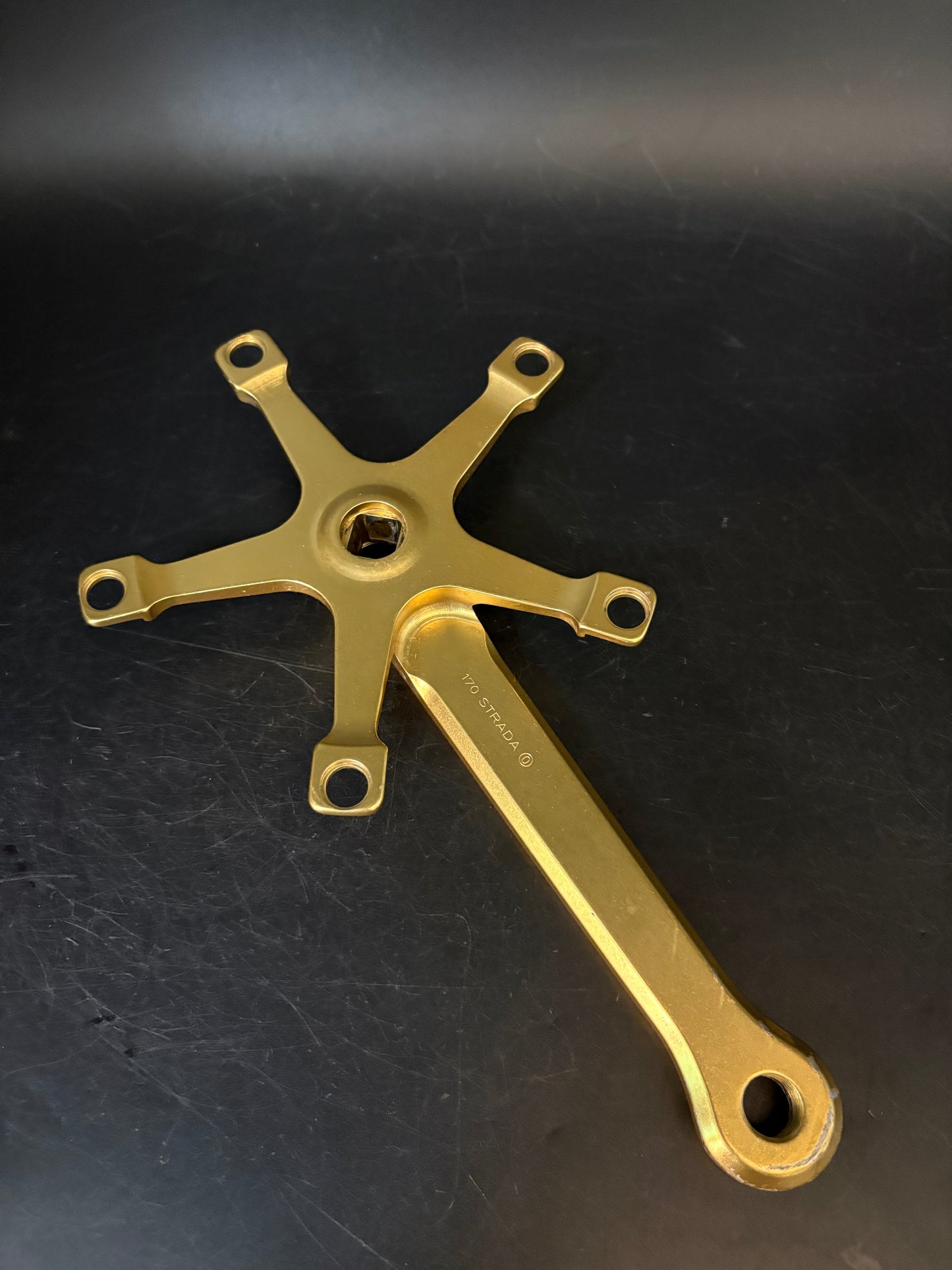 Campagnolo Strada Crankset Gold 170mm 144bcd 44t