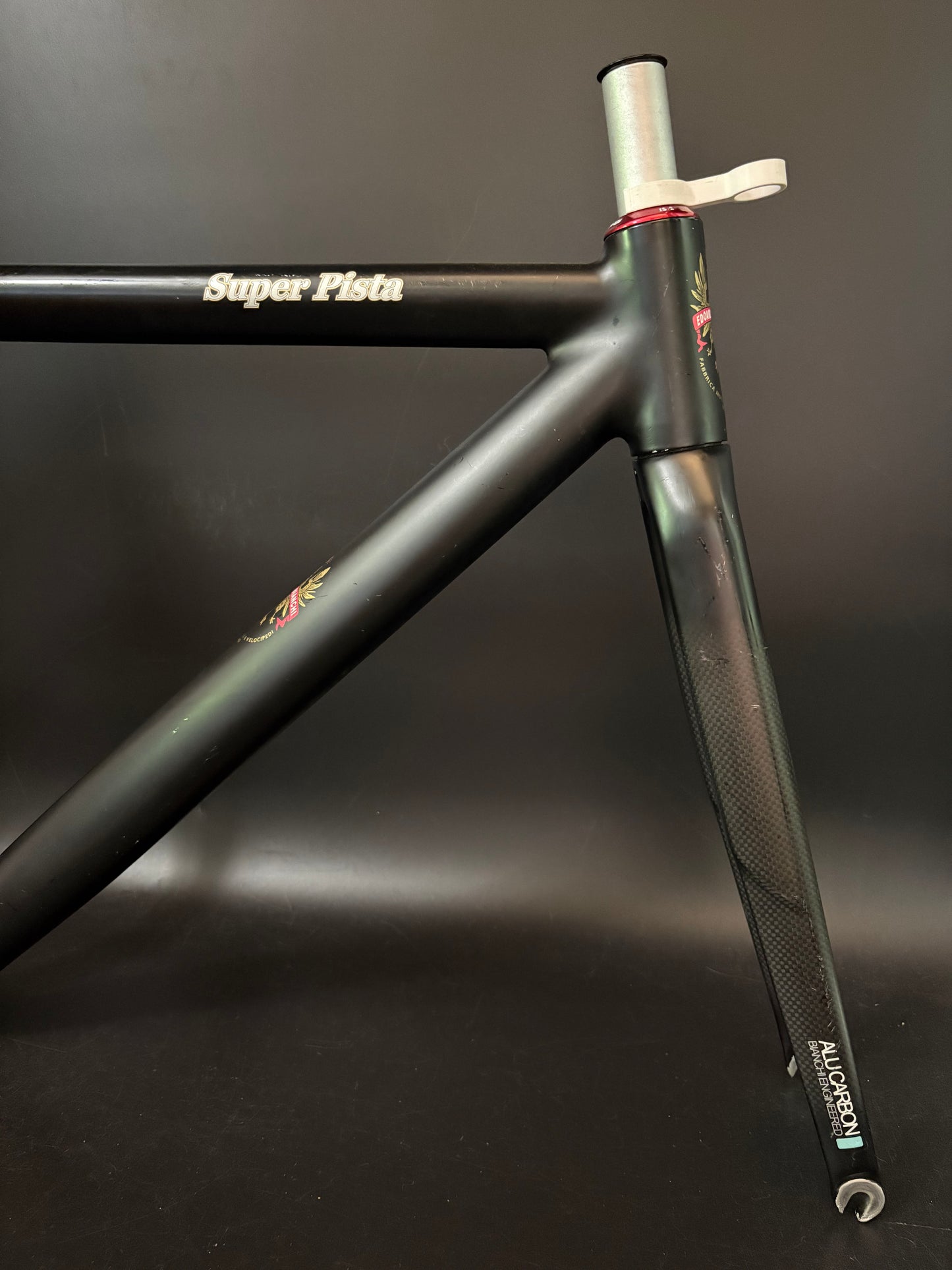 Bianchi Super Pista Frameset Black 49cm